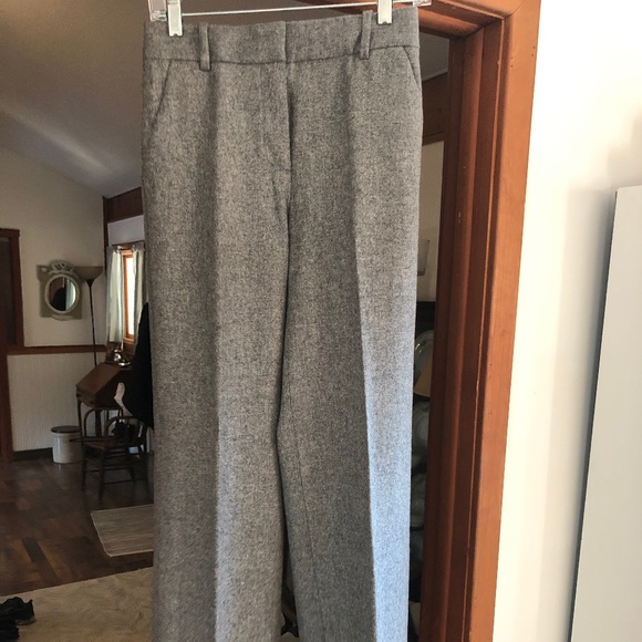 NWT J. Crew Hutton Trouser Size 0 Charcoal Gray - Picture 1 of 4